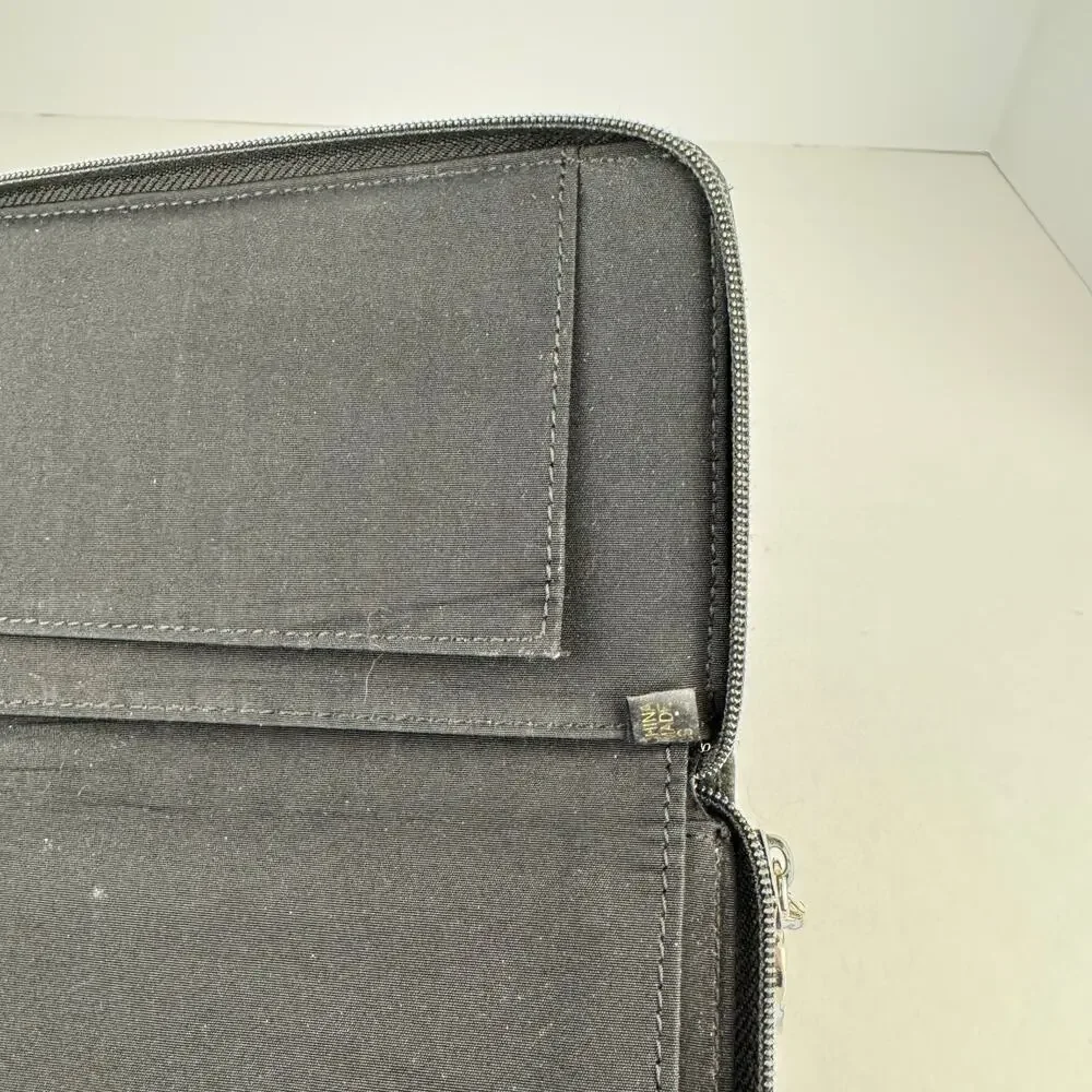 Vintage Nine West Fabric Two Zip Compact 23+ Pocket Wallet Check Book‎ Pocket